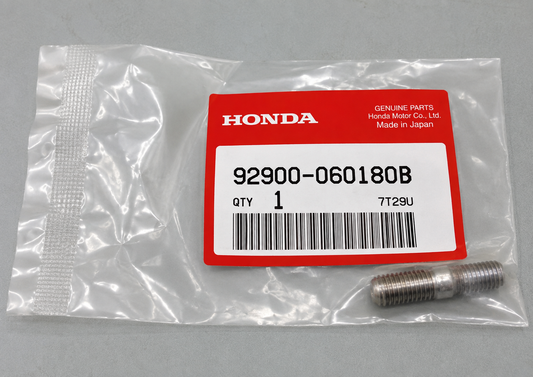 Honda - Stud Bolt (6x18) | Genuine Honda 92900-06018-0B  | 92900-06018-08