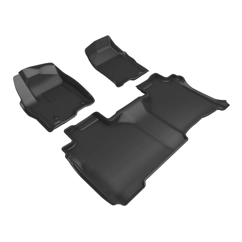 3D MAXpider 19-26 GMC Sierra 2500/3500 Double Cab Kagu Black Full Set
