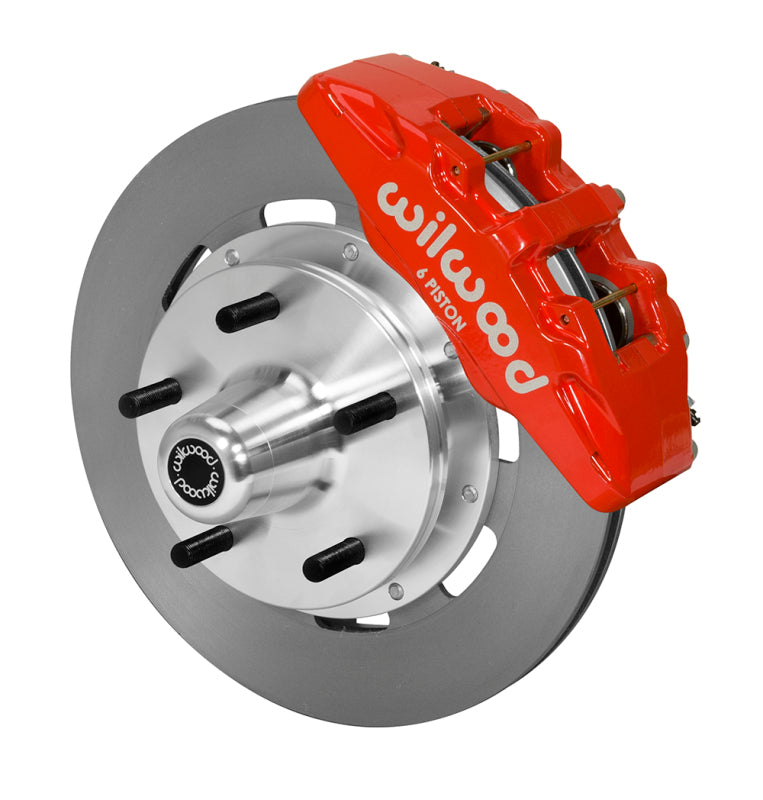 Wilwood kit front PINTO/MUSTANG ii 74-78 DP6 5X5.00 hub 12.19 rotor red