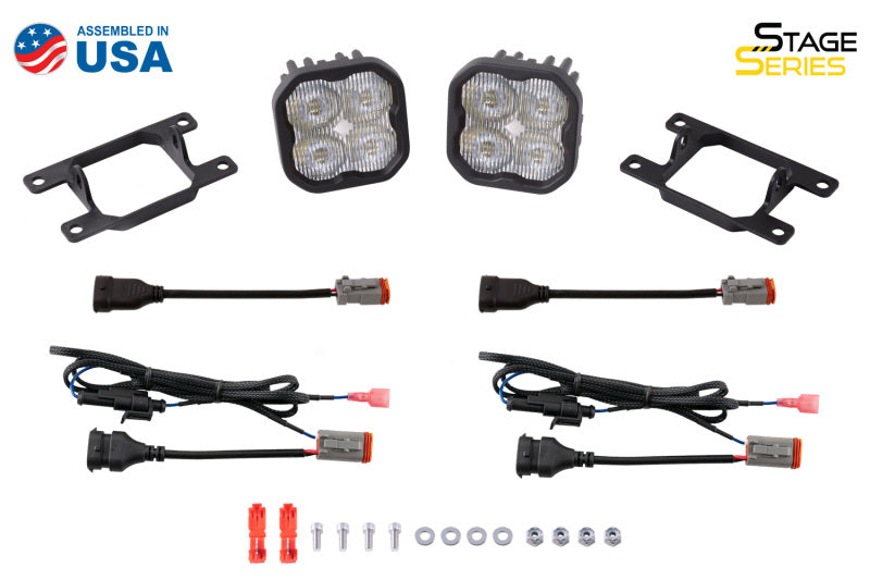 Diode Dynamics SS3 Max Type AS Kit ABL - White SAE Fog