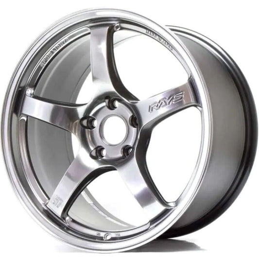 Gram Lights 57CR 19x9.5 +25 5-114.3 Grace Silver Wheel (Special Order/ MOQ 20)