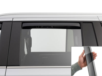 WeatherTech 21-26 Cadillac Escalade ESV Rear Rear Side Window Deflectors-Dark Tint