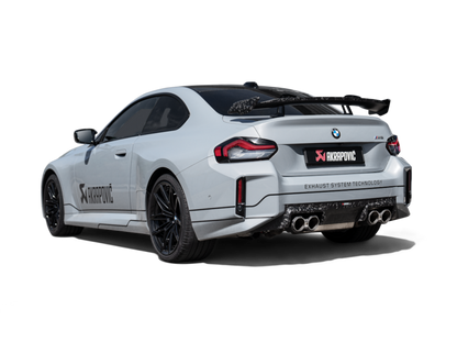 Akrapovic BMW M2 Coupe (G87) Tail Pipe Set - Chopped Carbon