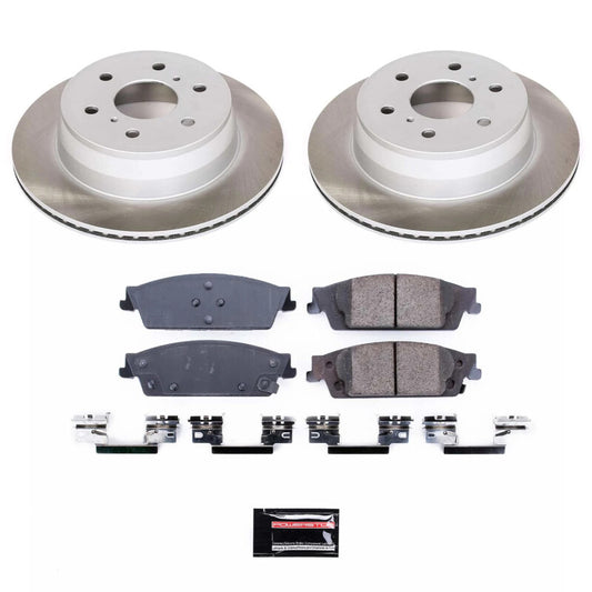 Power Stop 15-20 GMC Yukon XL Rear Semi-Coated Rotor Kit