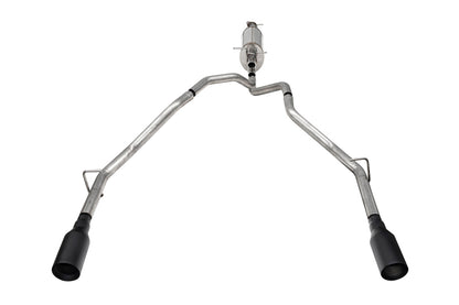 Corsa 25-26 Ram 2.5in Stainless Steel Sport Cat-back Dual Rear Exit 5.0in Black Tips