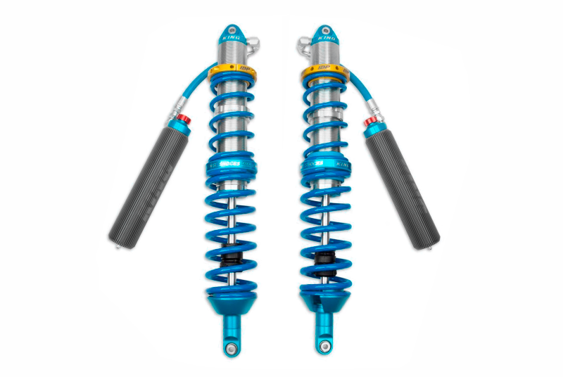 King Shocks 16+ YXZ 1000R 3.0 Rear Hose Remote Internal Bypass Coilover w/ Finned Res. w/ Adjuster