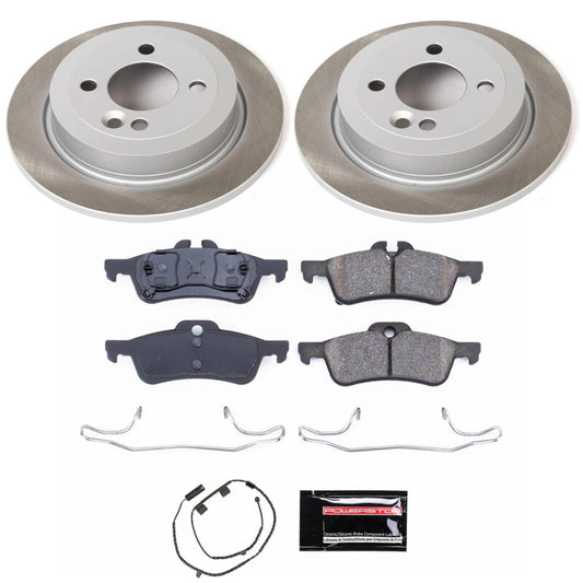 Power Stop 02-06 Mini Cooper Rear Semi-Coated Rotor Kit