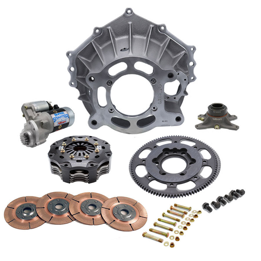 Tilton Racing - BELLHOUSING KIT, CHEV(E), ALUM, 102T, 5.5" MET, 4 DISC, 29 SP