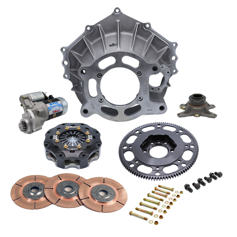 Tilton Racing - BELLHOUSING KIT, CHEV(LS), ALUM, 102T, 5.5" MET, 3 DISC, 29 SP