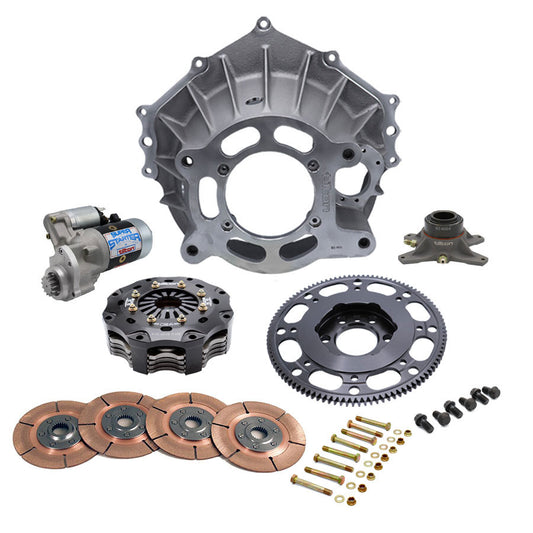 Tilton Racing - BELLHOUSING KIT, CHEV(LS), ALUM, 102T, 5.5" MET, 4 DISC, 29 SP