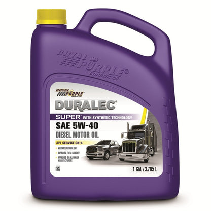 Royal Purple Duralec Super Diesel 5W40 CK-4 Motor Oil - 1 Gallon