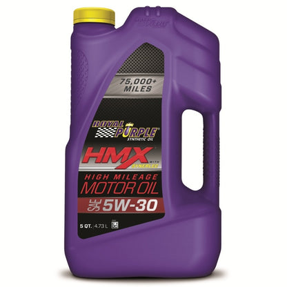 Royal Purple HMX Premium Synthetic High Mileage 5W-30 Motor Oil - 5 Quart