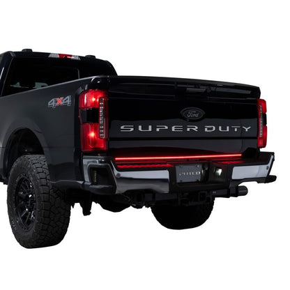Putco 2024 Ford SuperDuty F-250 60In Direct Fit Red Blade Kit Tailgate Bars w/ LED Taillamps