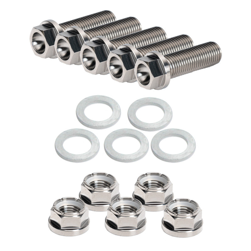 Wilwood bolt kit axle clamp 3/8-24X1.125 LG titanium
