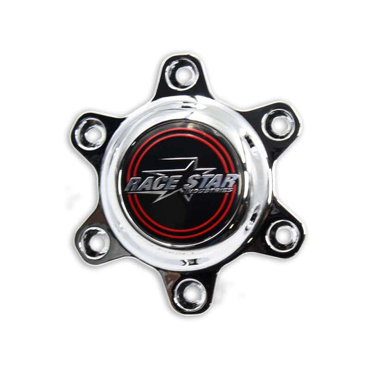 Race Star 93 Truck Star Chrome Plastic Cap w/ Medallion & Screws