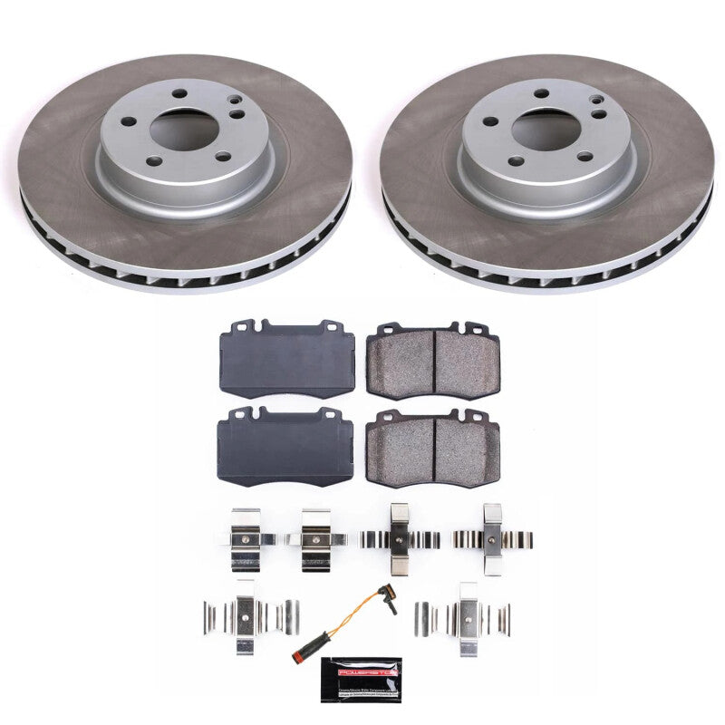 Power Stop 07-09 Mercedes-Benz E550 Front Semi-Coated Rotor Kit