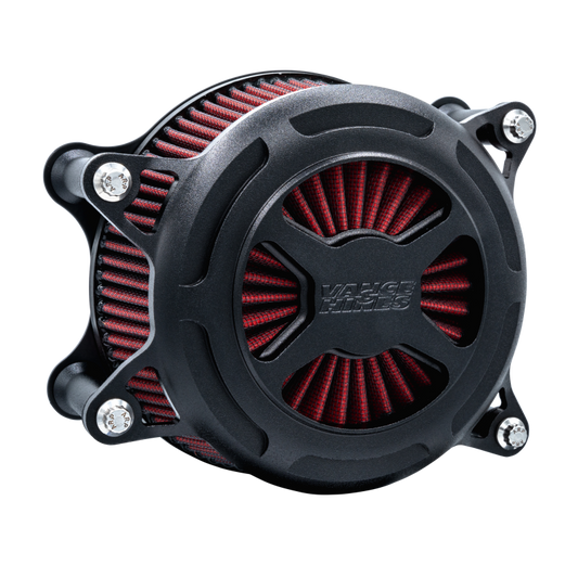 Vance & Hines 23+ HD Road/Street Glide V02 X Air Intake - Wrinkle Black