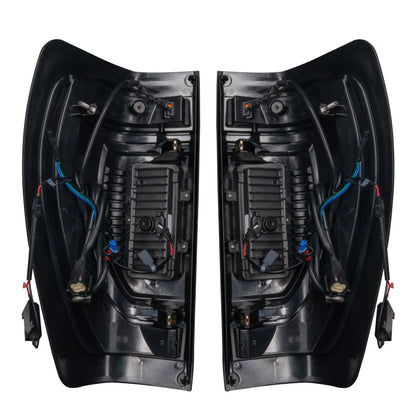 Oracle 19-23 GMC Sierra Black Series Flush Style LED Tail Lights - Factory Halogen