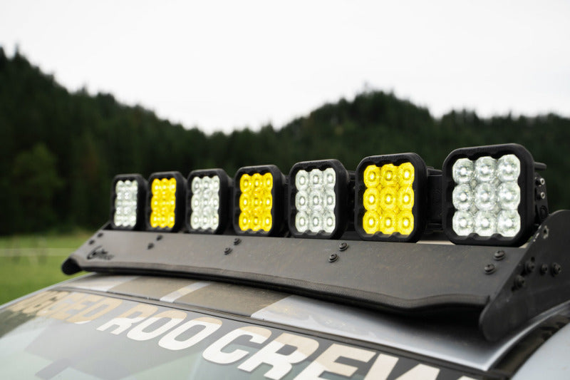 Diode Dynamics SS5 Pro Universal CrossLink 7-Pod Lightbar - Yellow Driving