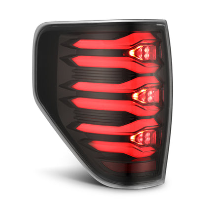 AlphaRex 09-14 Ford F150 LUXX LED Taillights - AlphaBlack Housing