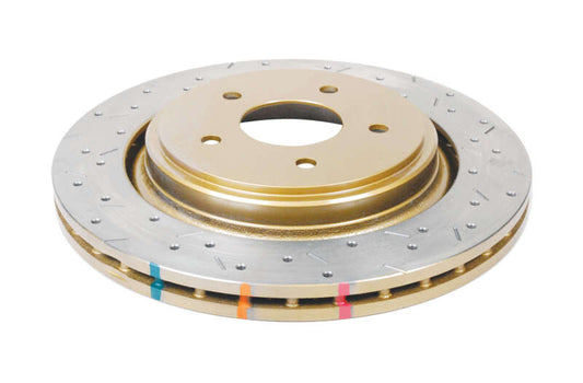 DBA 05-12 Corvette C6 w/Z51 pkg Rear Drilled & Slotted 4000 Series Rotor