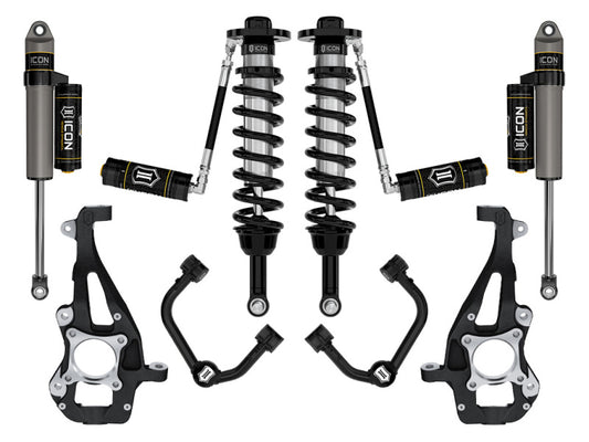 ICON 21-24 Ford F150 4WD 3.5-4.5in Stage 3 Suspension Sys Tubular Uca