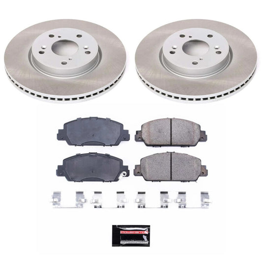 Power Stop 16-22 Honda HR-V Front Semi-Coated Rotor Kit