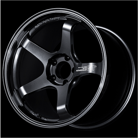 Advan GT Beyond 20x10.5 +24 5-114.3 Racing Titanium Black Wheel