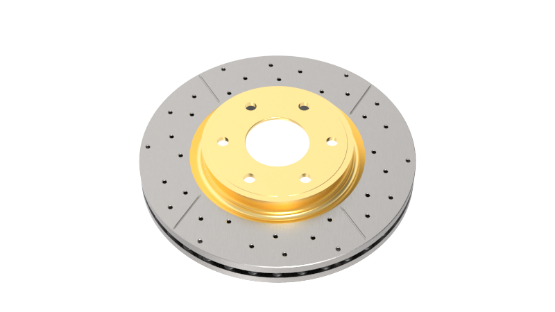 DBA 94-04 Mustang Cobra/Bullitt/Mach 1 Front Drilled & Slotted Street Series Rotor