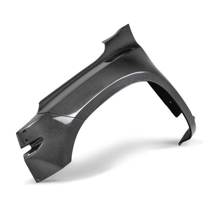 Seibon 2022 Nissan Frontier MB-Style Carbon Front Fibers Pair (2in rise 4in Wider)