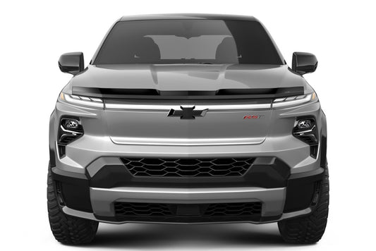 AVS 2024 Chevrolet Silverado EV Aeroskin Low Profile Acrylic Hood Shield - Smoke