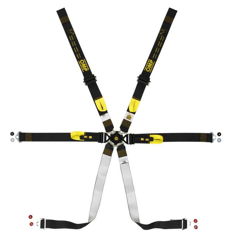 OMP Safety Harness One 2in Pull Down- Black (Fia 8853-2016)