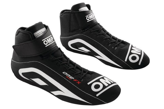 OMP ONE EVO FX SHOES FIA 8856-2018 BLACK SZ 46