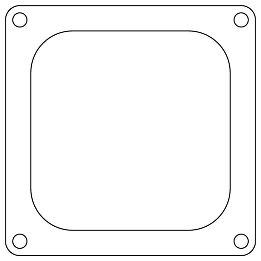 Cometic Holley 4500 Dominator .060in Fiber Carburetor Gasket - 4.775in x 4.775in - Open Plenum