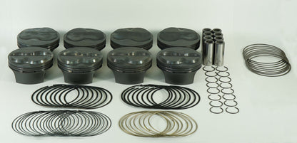 Mahle MS Piston Set Chevy 430ci 4.135in Bore 4.000in Stk 6.000in Rod .927 Pin 6.0cc 14.2 CR Set of 8