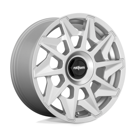 Rotiform R124 CVT Wheel 18x8.5 5x112 45 Offset - Gloss Silver