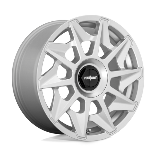 Rotiform R124 CVT Wheel 19x8.5 5x112 45 Offset - Gloss Silver