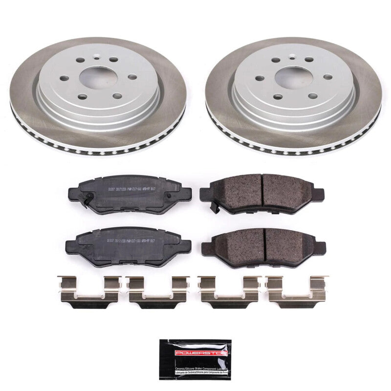 Power Stop 2011 Saab 9-4X Rear Semi-Coated Rotor Kit