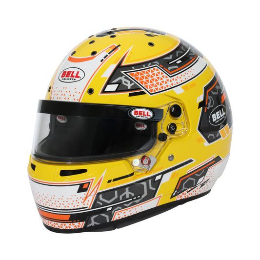 Bell Helmet Rs7-K Stamina Anthracite/Yellow Med (58-59) Fia8878-2024/K2025