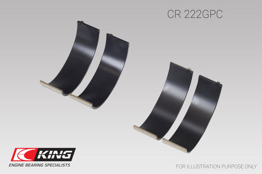 King - BMW N55B30A Sputter Replacement (Size STD) Rod Bearing Set (2 Pair)