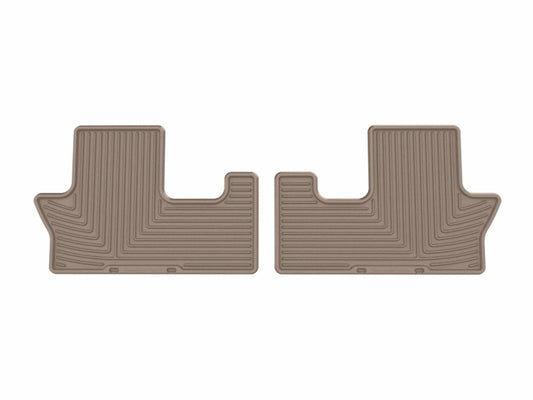 WeatherTech 24-26 Hyundai Santa Fe 2nd Row Rear All-Weather Floor Mats - Tan
