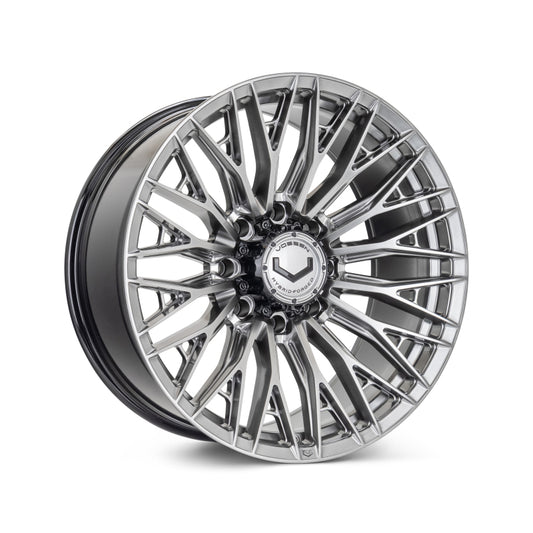 Vossen HFX-6 17x9 - 6x135 - ET0 - Super Deep Face - 87.1 - Hyper Gunmetal Wheel