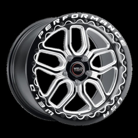 Weld 17x10 Laguna Beadlock 5x114.3 ET49 BS 7.42 Gloss Black 78.1