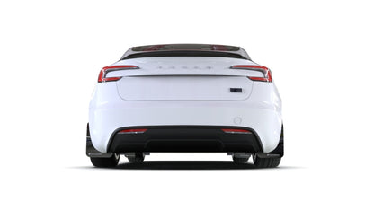 Rally Armor 24-25 Tesla Model 3 Highland Black UR Mud Flap Red Logo
