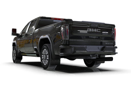 Rally Armor 20-26 GMC Sierra 2500/3500 HD Denali Black Mud Flap w/Metallic Black Logo