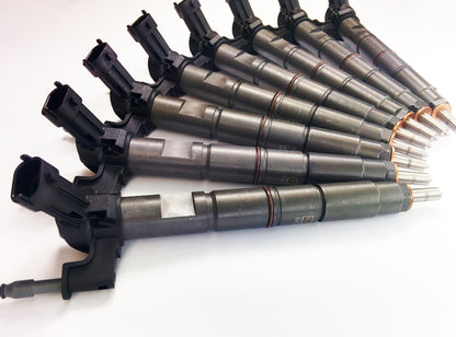 DDP 11-16 Chevrolet Duramax 6.6L LML Reman Injector Set - 50hp (20% Over)