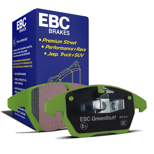 EBC 2016+ Lincoln Continental (10th Gen) 2.7L Twin Turbo Greenstuff Front Brake Pads