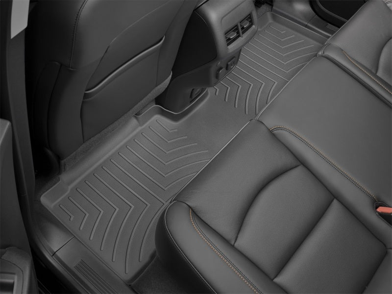 WeatherTech 2018+ Ford Expedition MAX Rear FloorLiner - Black (Works w/ 2nd Row Bucket Seats)