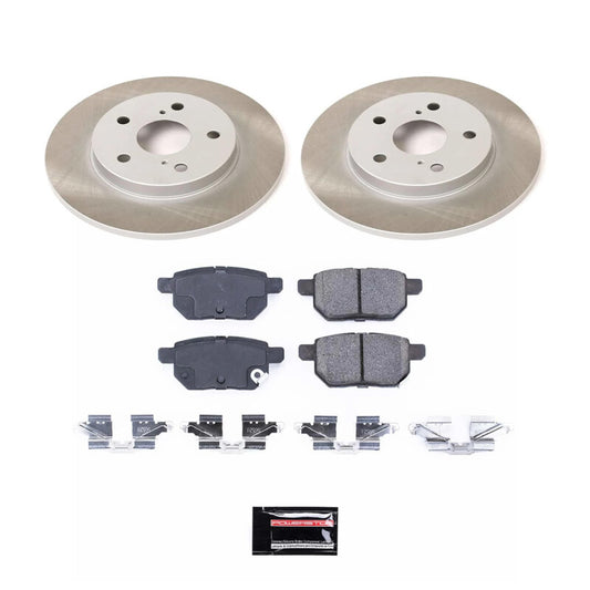 Power Stop 09-13 Toyota Matrix Rear Semi-Coated Rotor Kit