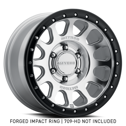 Method Beadlock Ring - 18in Forged - Style 1 - Gloss Black